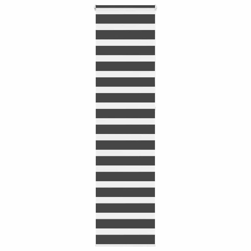 Load image into Gallery viewer, Vidaxl zebra rolgordijn 60x230 cm stofbreedte zwart 55,9 cm
