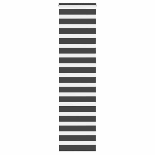 Vidaxl zebra rolgordijn 60x230 cm stofbreedte zwart 55,9 cm