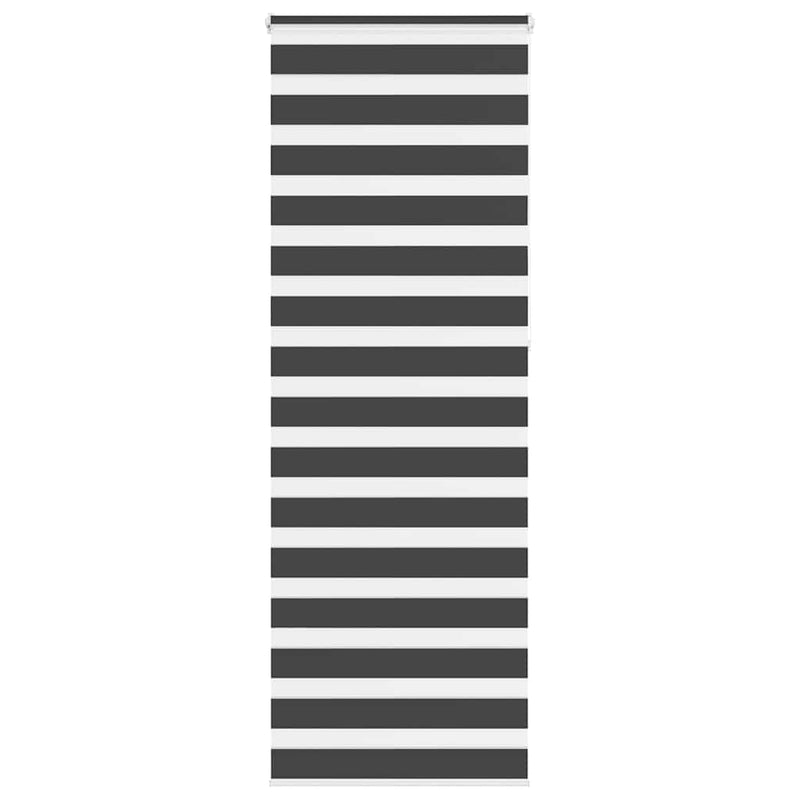 Load image into Gallery viewer, Vidaxl zebra rolgordijn 70x230 cm stofbreedte 65,9 cm zwart
