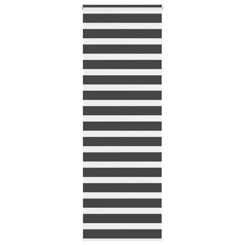 Load image into Gallery viewer, Vidaxl zebra rolgordijn 75x230 cm stofbreedte 70,9 cm zwart
