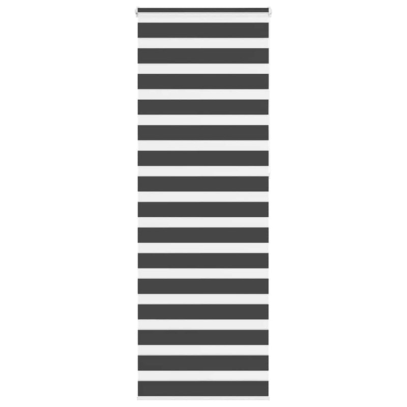 Load image into Gallery viewer, Vidaxl zebra rolgordijn 85x230 cm stofbreedte 80,9 cm zwart

