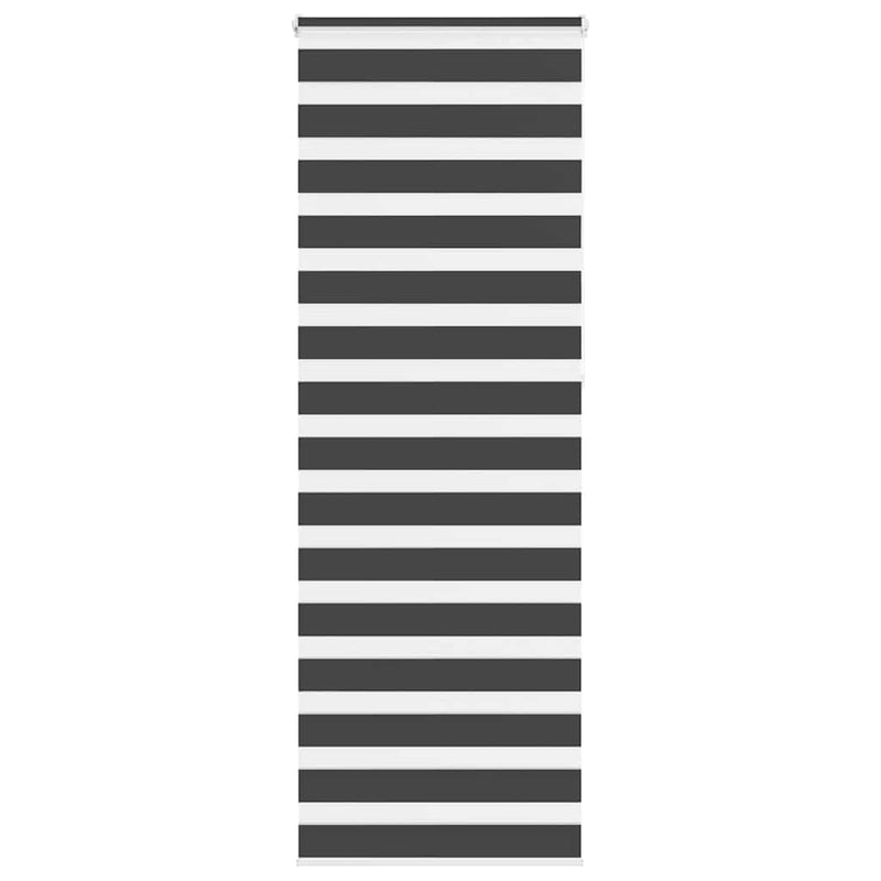 Load image into Gallery viewer, Vidaxl zebra rolgordijn 90x230 cm stofbreedte 85,9 cm zwart
