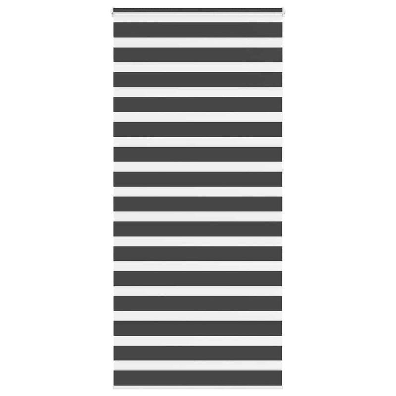 Load image into Gallery viewer, Vidaxl zebra rolgordijn 100x230 cm stofbreedte 95,9 cm zwart
