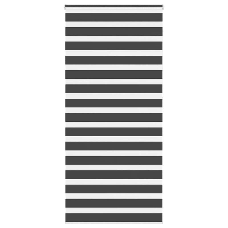 Load image into Gallery viewer, Vidaxl zebra rolgordijn 115x230 cm stofbreedte 110,9 cm zwart
