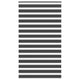 Vidaxl zebra rolgordijn 120x230 cm stofbreedte 115,9 cm zwart