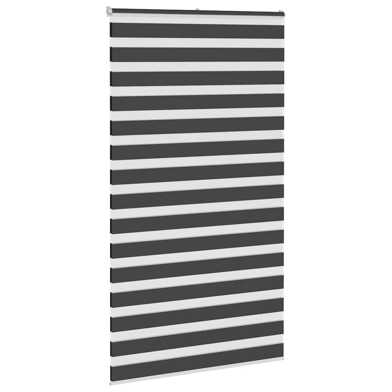 Load image into Gallery viewer, Vidaxl zebra rolgordijn 120x230 cm stofbreedte 115,9 cm zwart
