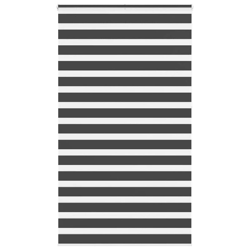 Load image into Gallery viewer, Vidaxl zebra rolgordijn 125x230 cm stofbreedte 120,9 cm zwart
