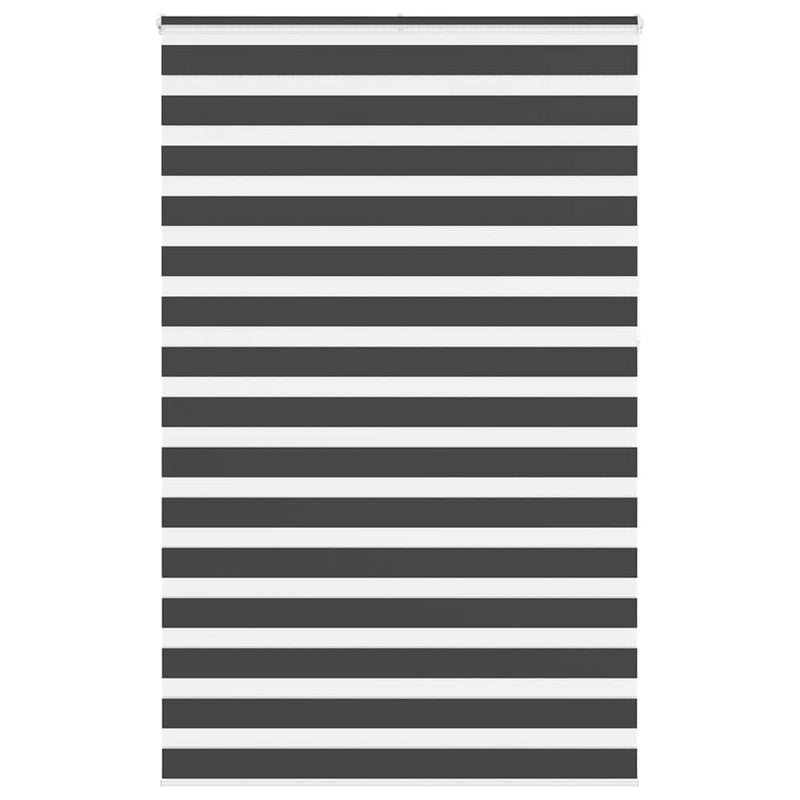 Load image into Gallery viewer, Vidaxl zebra rolgordijn 140x230 cm stofbreedte 135,9 cm zwart

