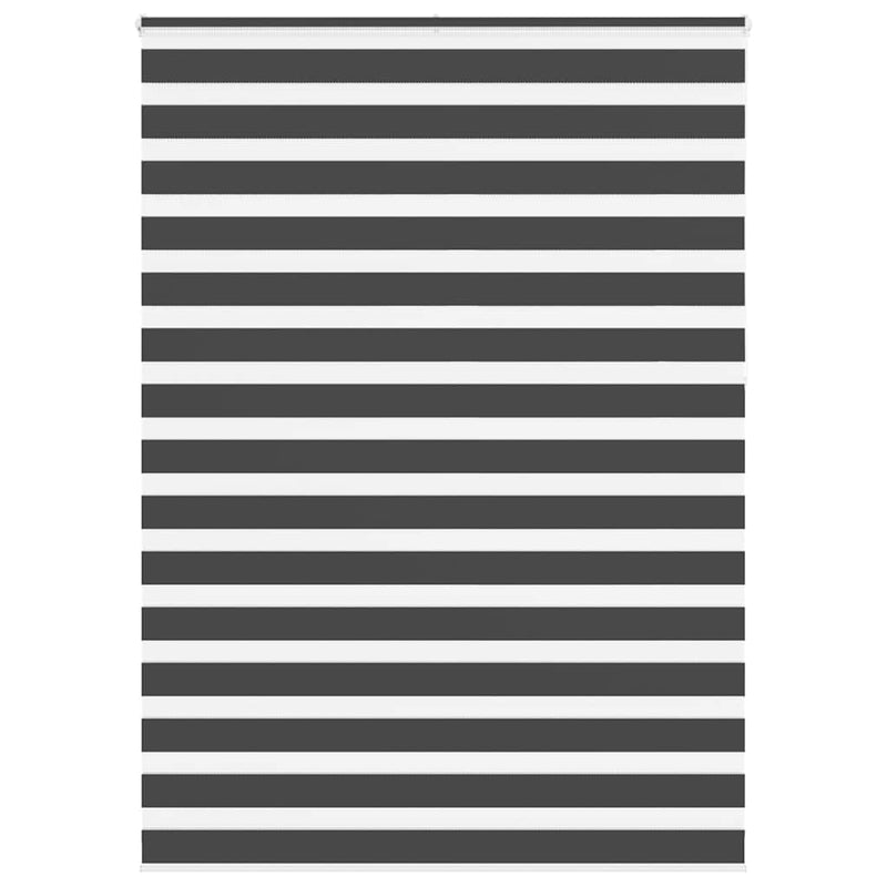 Load image into Gallery viewer, Vidaxl zebra rolgordijn 155x230 cm stofbreedte 150,9 cm zwart
