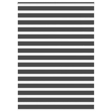 Vidaxl zebra rolgordijn 160x230 cm stofbreedte 155,9 cm zwart