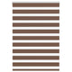 Vidaxl zebra rolgordijn 100x100 cm stofbreedte 95,9 cm polyester bruin