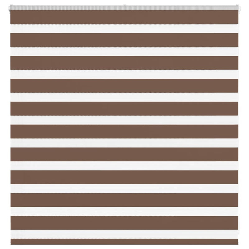 Load image into Gallery viewer, Vidaxl zebra rolgordijn 150x100 cm stofbreedte 145,9cm polyester bruin
