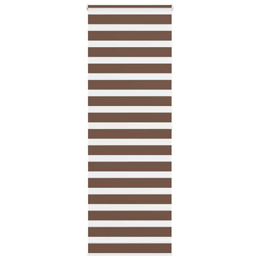 Vidaxl zebra rolgordijn 90x200 cm stofbreedte 85,9 cm polyester bruin