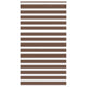 Vidaxl zebra rolgordijn 130x200 cm stofbreedte 125,9cm polyester bruin