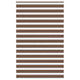Vidaxl zebra rolgordijn 145x200 cm stofbreedte 140,9cm polyester bruin