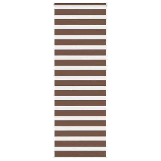 Vidaxl zebra rolgordijn 90x230 cm stofbreedte 85,9 cm polyester bruin