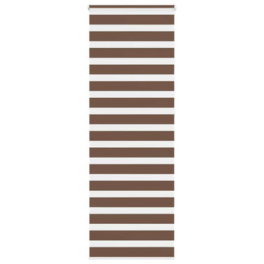Vidaxl zebra rolgordijn 90x230 cm stofbreedte 85,9 cm polyester bruin