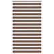 Vidaxl zebra rolgordijn 135x230 cm stofbreedte 130,9cm polyester bruin