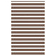 Vidaxl zebra rolgordijn 140x230 cm stofbreedte 135,9cm polyester bruin