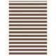 Vidaxl zebra rolgordijn 165x230 cm stofbreedte 160,9cm polyester bruin