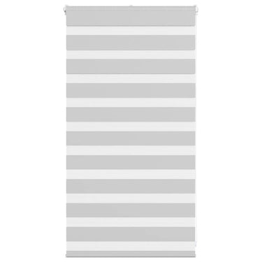 Vidaxl zebra rolgordijn 70x100 cm stofbreedte 65,9 cm lichtgrijs