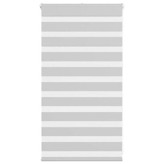 Vidaxl zebra rolgordijn 75x100 cm stofbreedte 70,9 cm lichtgrijs