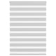 Vidaxl zebra rolgordijn 105x100 cm stofbreedte 100,9 cm lichtgrijs