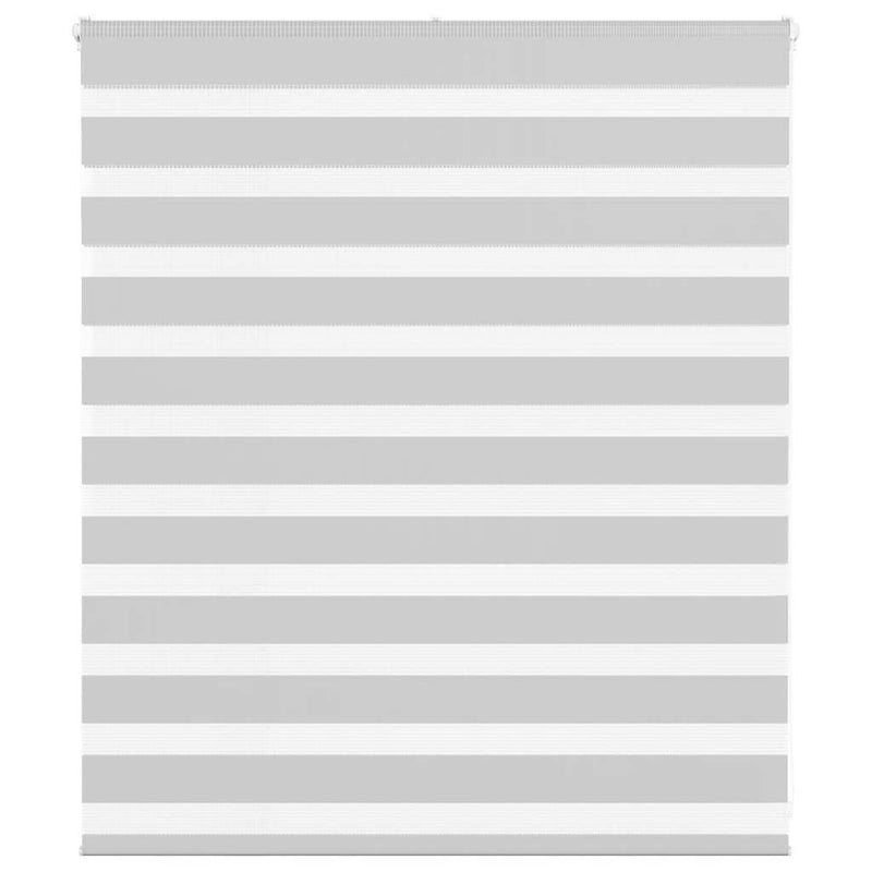 Load image into Gallery viewer, Vidaxl zebra rolgordijn 130x100 cm stofbreedte 125,9 cm lichtgrijs
