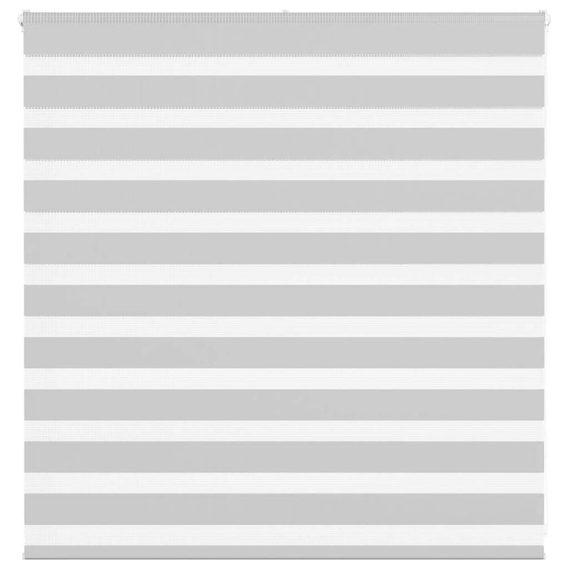 Load image into Gallery viewer, Vidaxl zebra rolgordijn 140x100 cm stofbreedte 135,9 cm lichtgrijs
