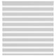 Vidaxl zebra rolgordijn 140x100 cm stofbreedte 135,9 cm lichtgrijs