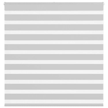 Vidaxl zebra rolgordijn 150x100 cm stofbreedte 145,9 cm lichtgrijs