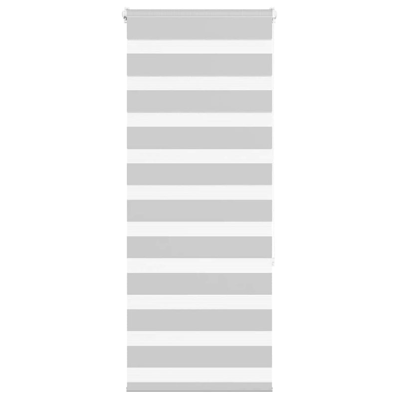 Load image into Gallery viewer, Vidaxl zebra rolgordijn 55x150 cm stofbreedte 50,9 cm lichtgrijs
