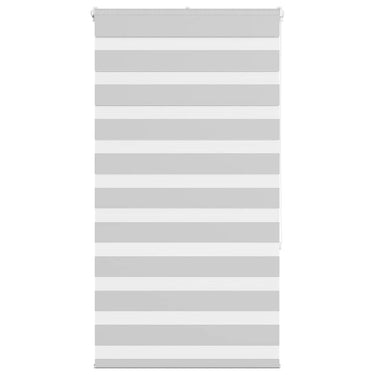 Vidaxl zebra rolgordijn 75x150 cm stofbreedte 70,9 cm lichtgrijs