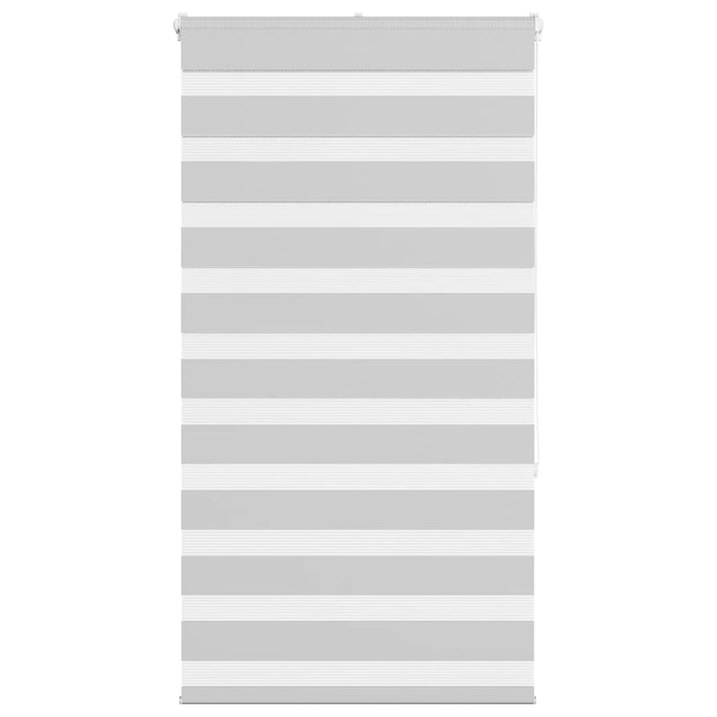 Load image into Gallery viewer, Vidaxl zebra rolgordijn 75x150 cm stofbreedte 70,9 cm lichtgrijs
