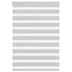 Vidaxl zebra rolgordijn 110x150 cm stofbreedte 105,9 cm lichtgrijs
