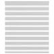 Vidaxl zebra rolgordijn 130x150 cm stofbreedte 125,9 cm lichtgrijs