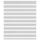 Vidaxl zebra rolgordijn 135x150 cm stofbreedte 130,9 cm lichtgrijs