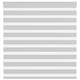 Vidaxl zebra rolgordijn 150x150 cm stofbreedte 145,9 cm lichtgrijs