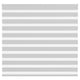 Vidaxl zebra rolgordijn 160x150 cm stofbreedte 155,9 cm lichtgrijs