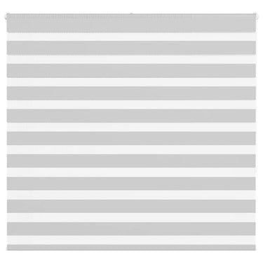 Vidaxl zebra rolgordijn 165x150 cm stofbreedte 160,9 cm lichtgrijs