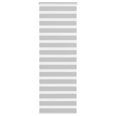 Vidaxl zebra rolgordijn 80x200 cm stofbreedte 75,9 cm lichtgrijs