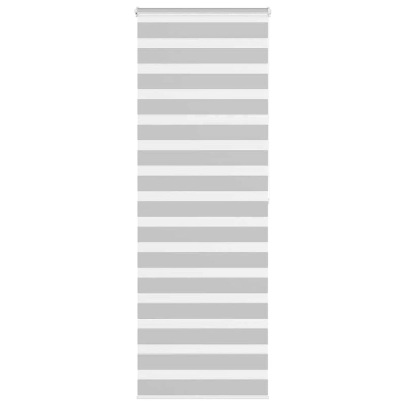 Load image into Gallery viewer, Vidaxl zebra rolgordijn 85x200 cm stofbreedte 80,9 cm lichtgrijs

