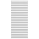 Vidaxl zebra rolgordijn 100x200 cm stofbreedte 95,9 cm lichtgrijs