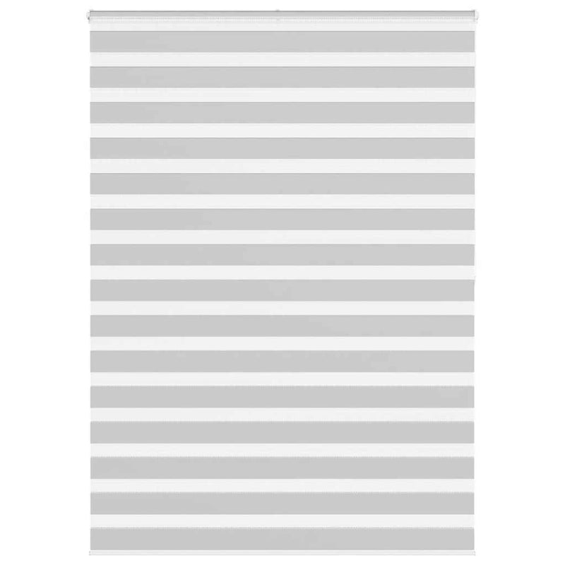 Load image into Gallery viewer, Vidaxl zebra rolgordijn 160x200 cm stofbreedte 155,9 cm lichtgrijs
