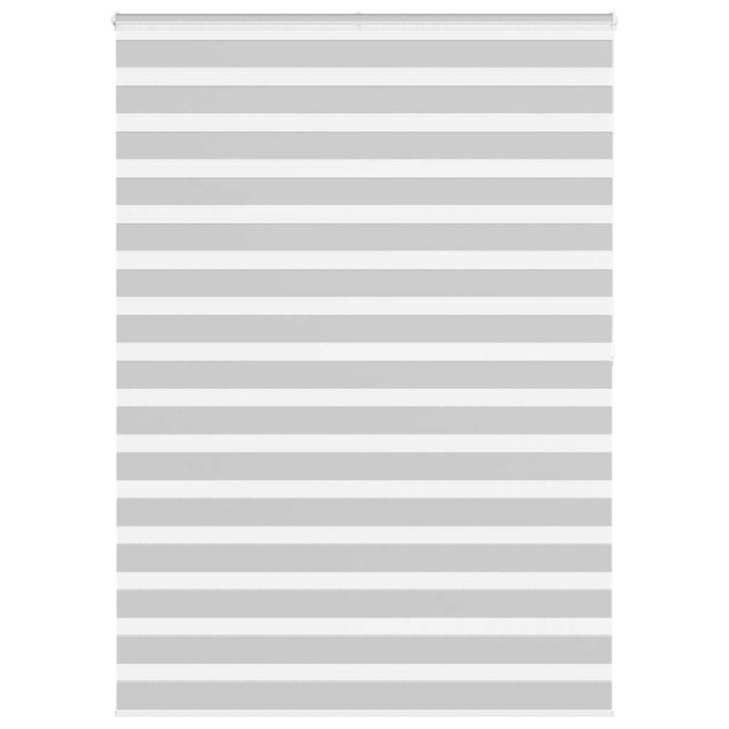 Load image into Gallery viewer, Vidaxl zebra rolgordijn 165x200 cm stofbreedte 160,9 cm lichtgrijs
