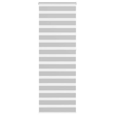 Vidaxl zebra rolgordijn 70x230 cm stofbreedte 65,9 cm lichtgrijs