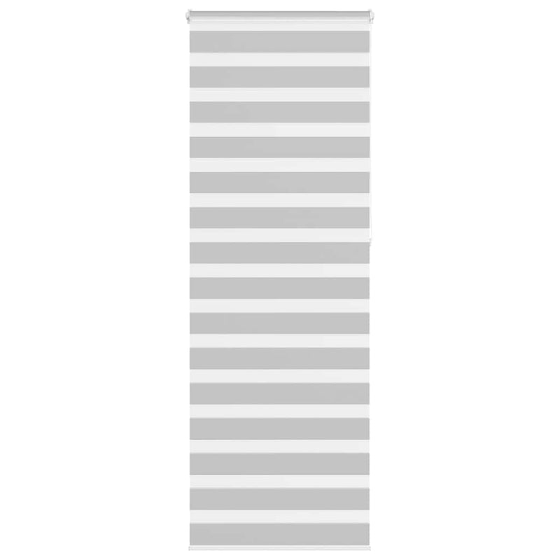 Load image into Gallery viewer, Vidaxl zebra rolgordijn 70x230 cm stofbreedte 65,9 cm lichtgrijs

