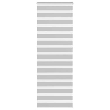 Vidaxl zebra rolgordijn 90x230 cm stofbreedte 85,9 cm lichtgrijs