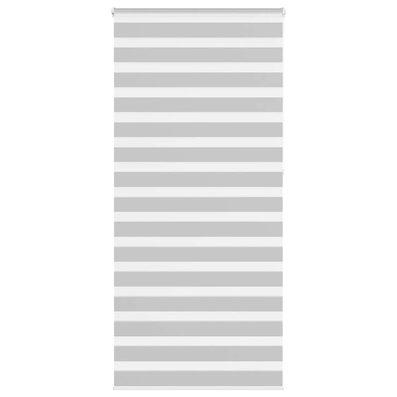 Load image into Gallery viewer, Vidaxl zebra rolgordijn 115x230 cm stofbreedte 110,9 cm lichtgrijs
