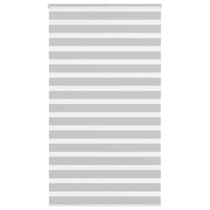 Load image into Gallery viewer, Vidaxl zebra rolgordijn 135x230 cm stofbreedte 130,9 cm lichtgrijs

